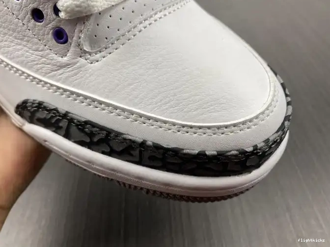 CT8532-105 'Dark Retro Air Jordan 3 Iris' 0518